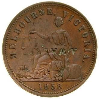 [1858 Token Reverse]