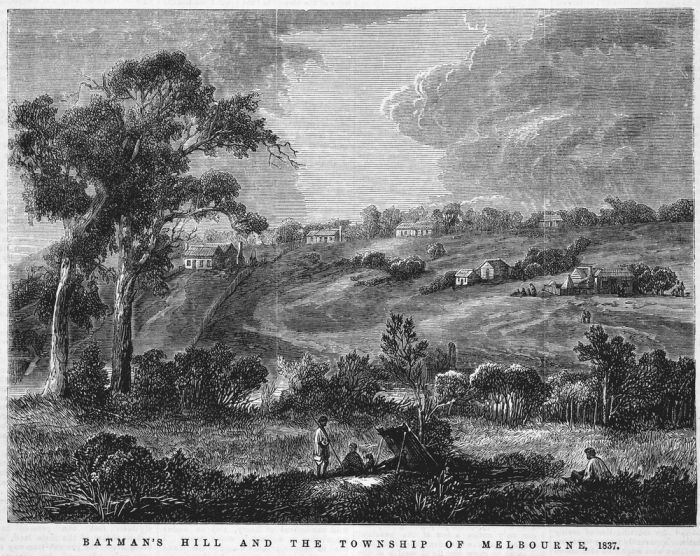 [Batman's Hill and Melbourne 1837]