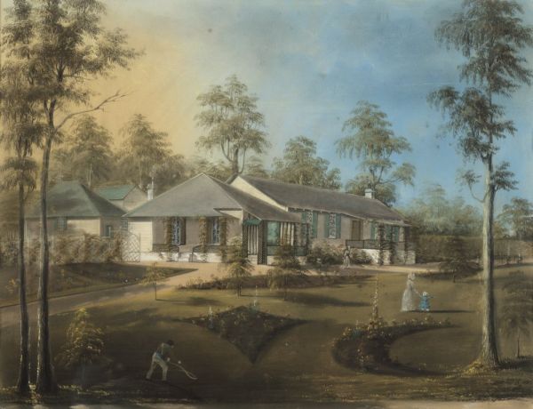 [La Trobe's Cottage c1844]