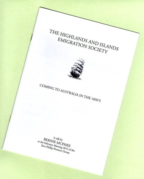 [Bernie McPhee's Handout]
