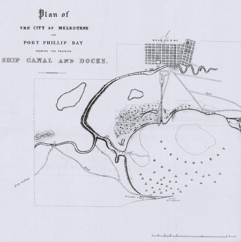 [Melbourne's Planned Ship Canal]