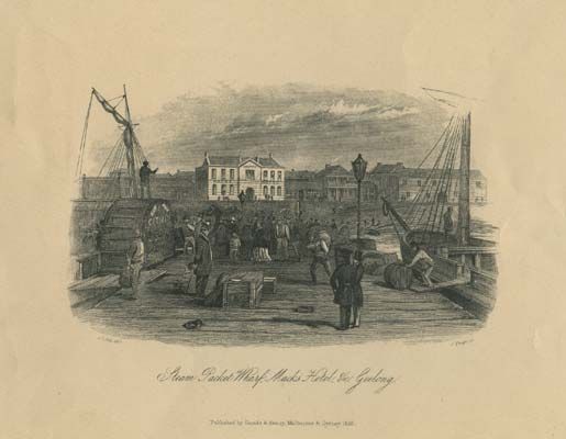 [Steam Packet Wharf, Mack's Hotel, &c., Geelong]