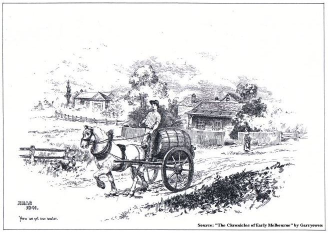 [Melbourne Water Cart, 1841]